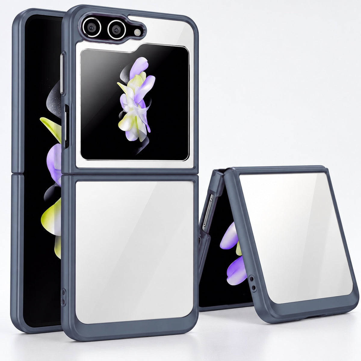 Matt Ultra-Hybrid Case for Samsung Galaxy Z Flip 6 - Midnight Blue