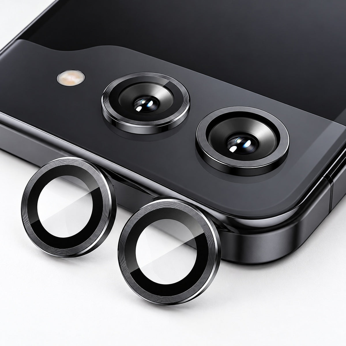 Camera Ring Protector for Samsung Galaxy Z Flip 7 - Black