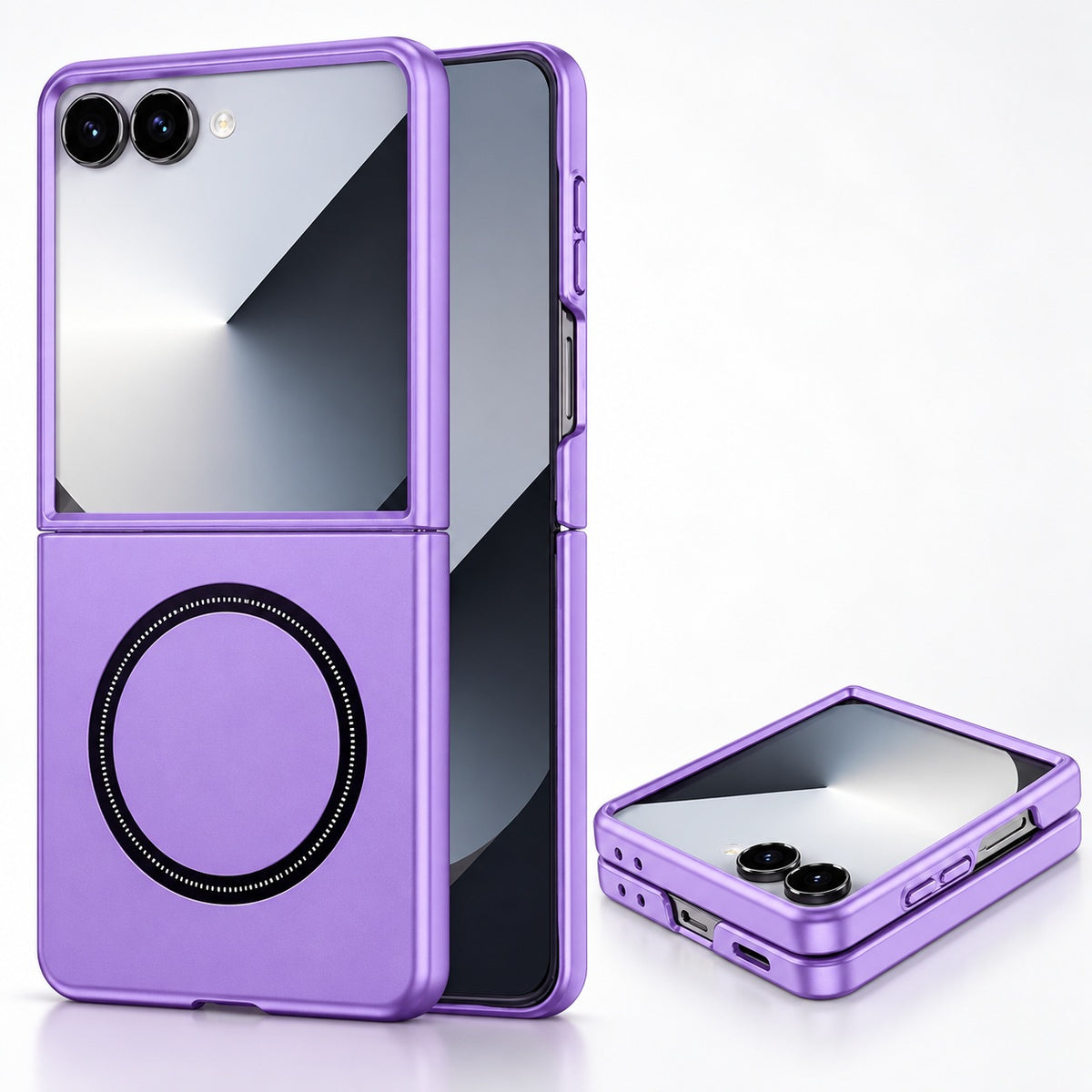 MagSafe Snap Matt Case Samsung Galaxy Z Flip 7 - Purple