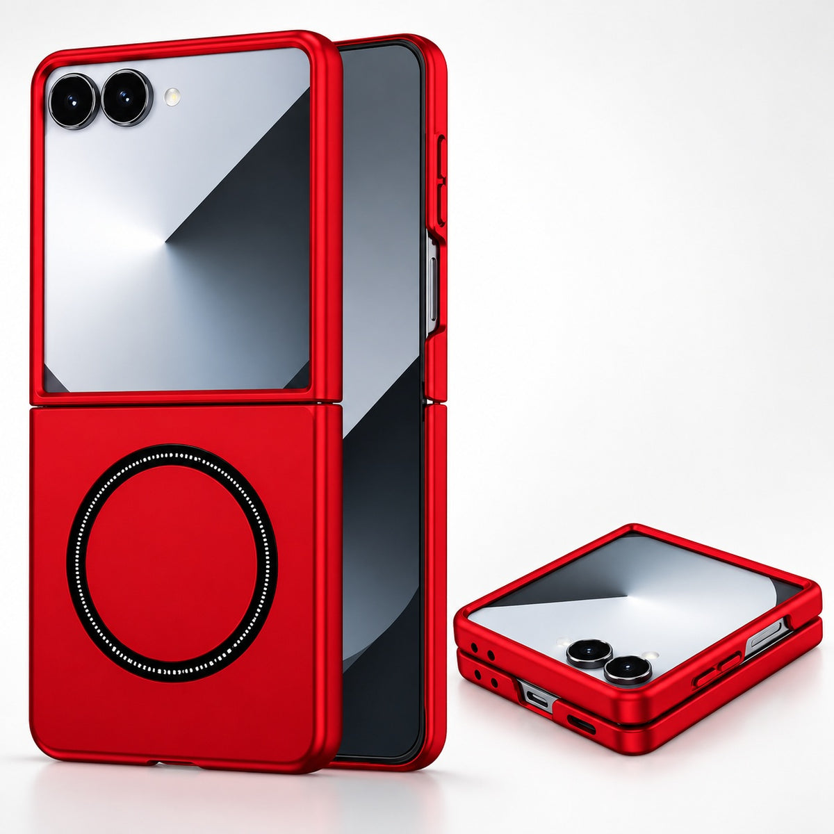 MagSafe Snap Matt Case Samsung Galaxy Z Flip 7 - Red
