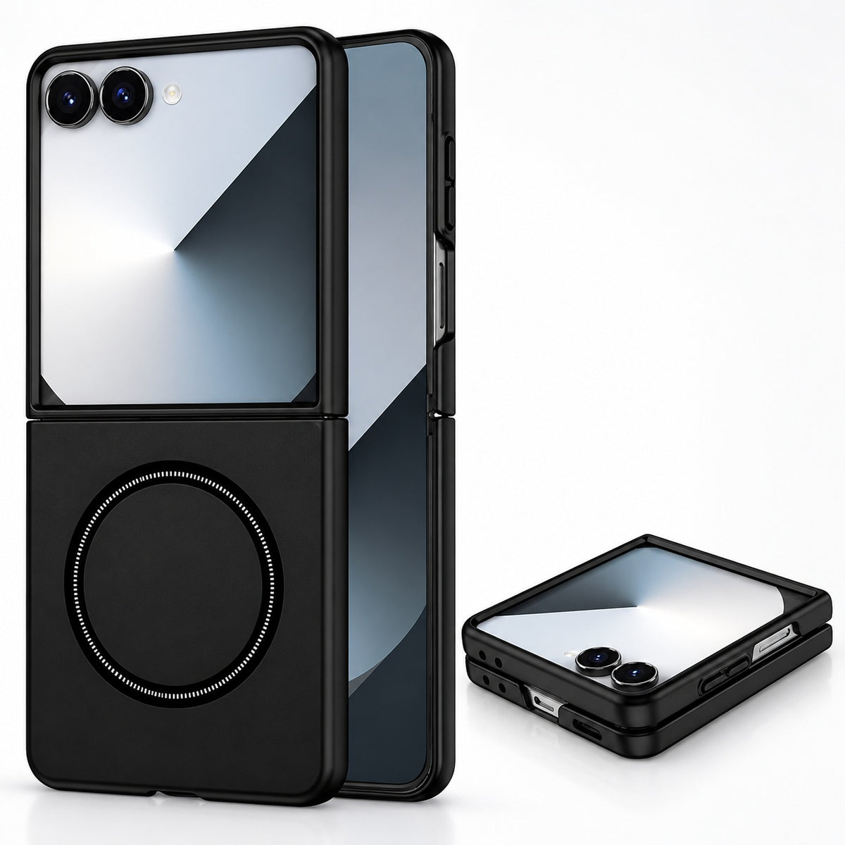 MagSafe Snap Matt Case Samsung Galaxy Z Flip 7 - Black