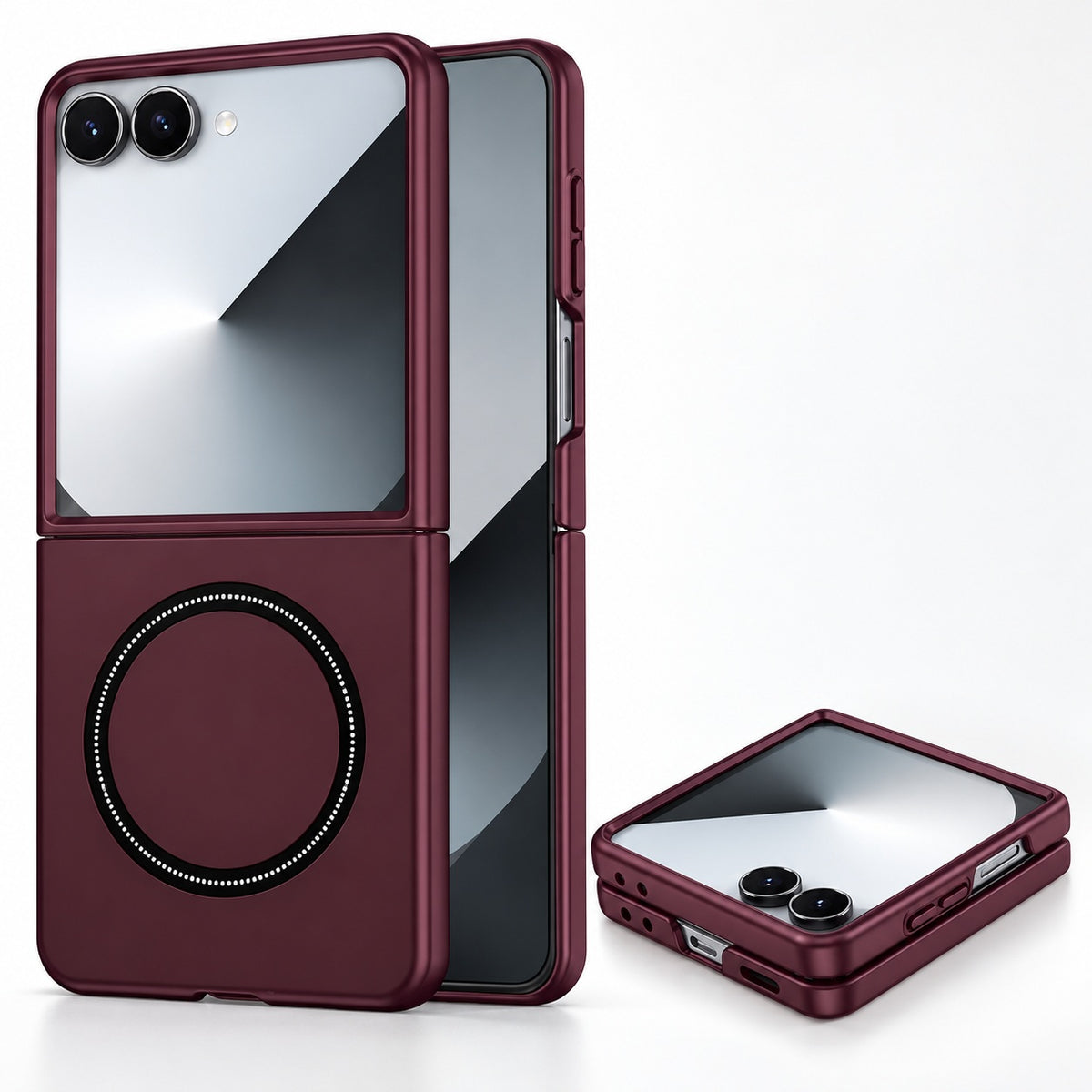 MagSafe Snap Matt Case Samsung Galaxy Z Flip 7 - Wine