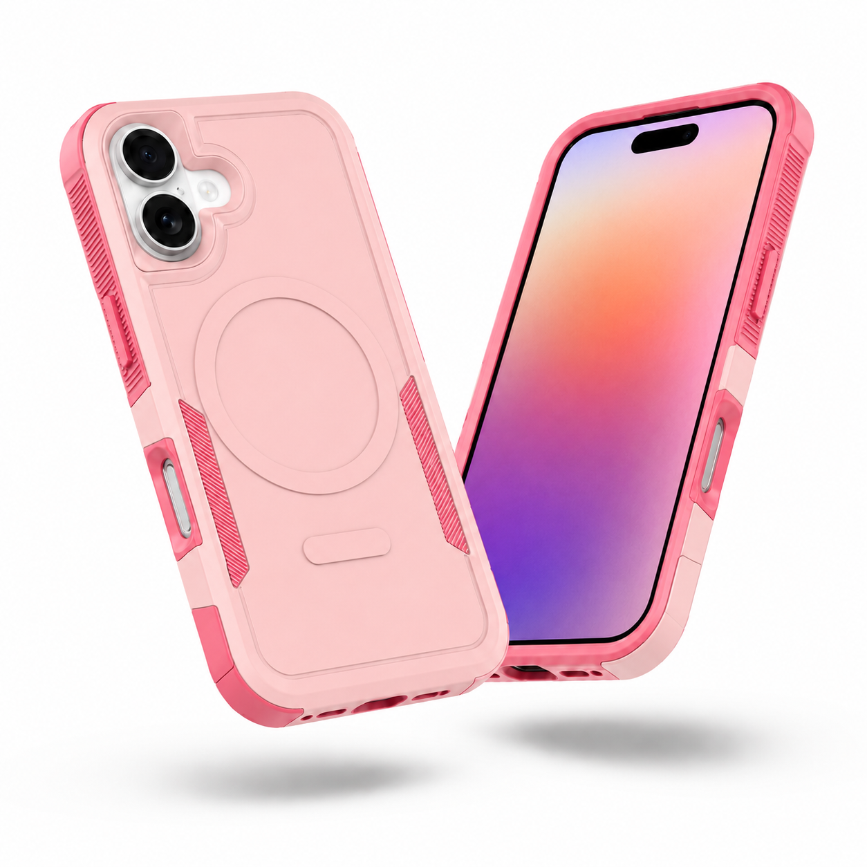 Designer Pink Mobile Cover, Anti-Slip Protective Case, Heavy Duty Smartphone Case