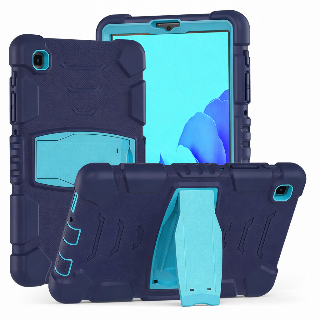 Heavy Duty Tablet Case – Navy Tuff Kickstand Case | Protective Case