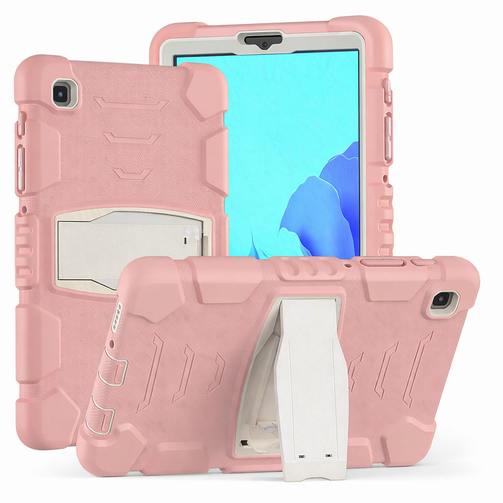Heavy Duty Tablet Case – Rose Gold Tuff Kickstand Case | Protective Case