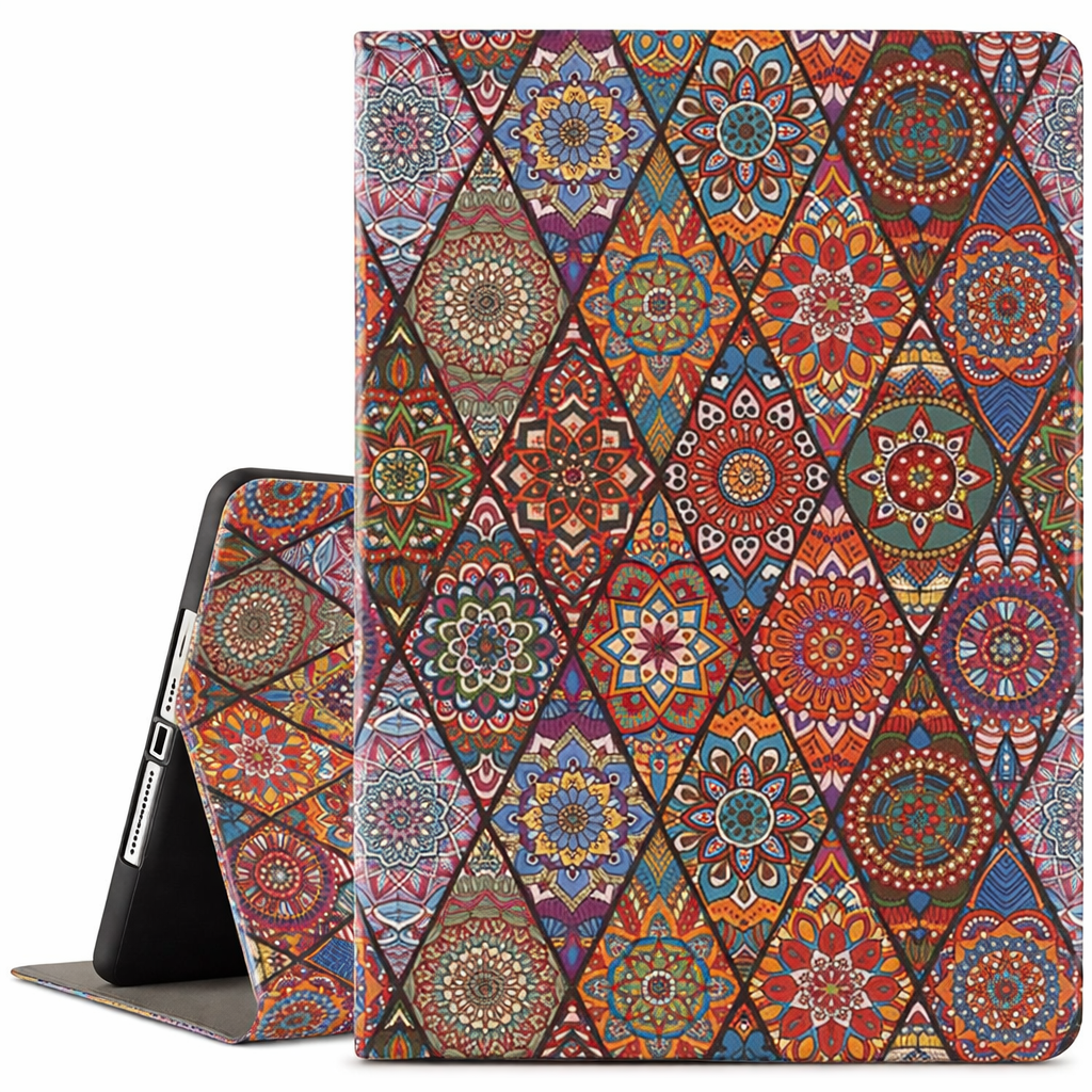 Slim Tablet Case – Rhombus Mandela Design | Protective Case