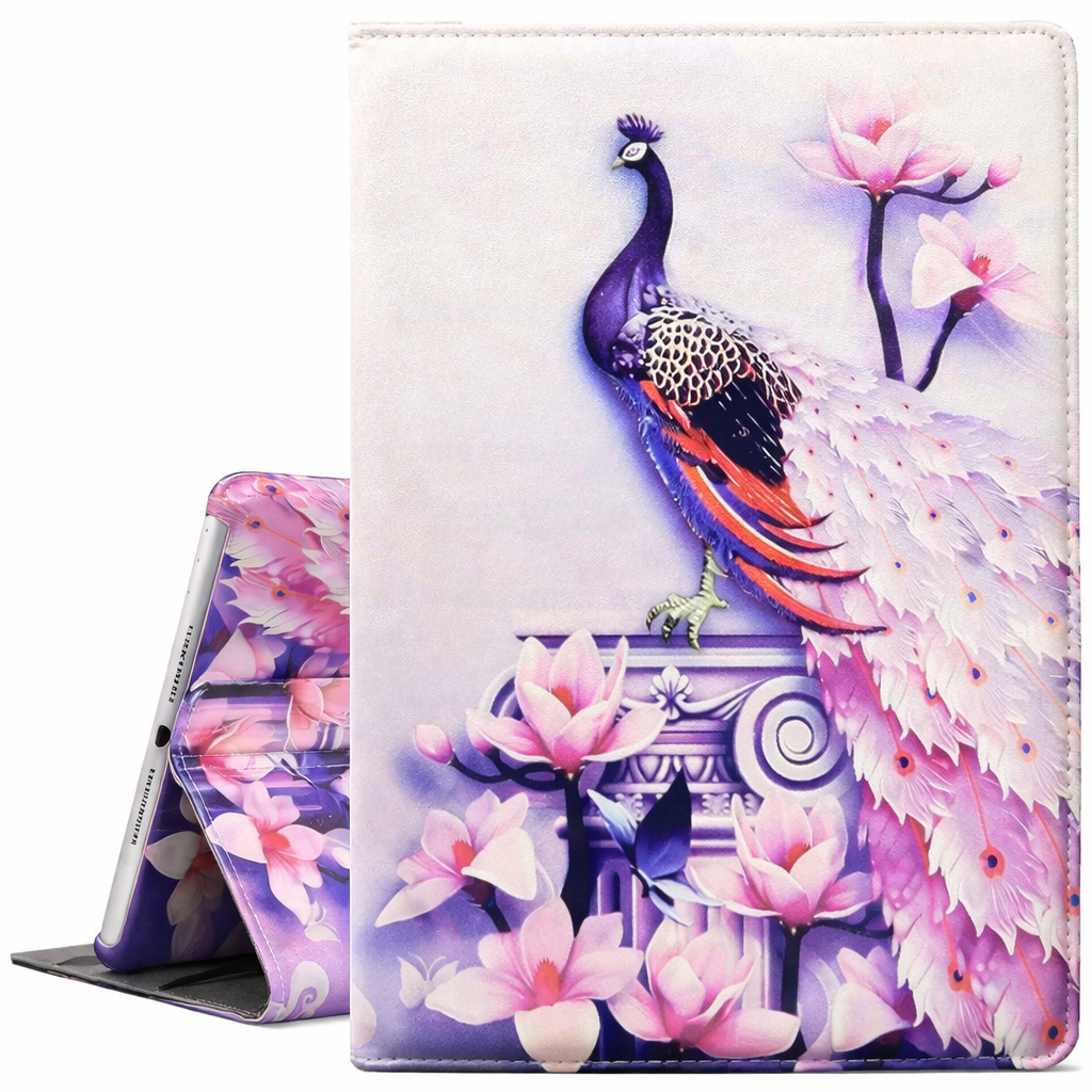Slim Tablet Case – Peacock Design | Protective Case