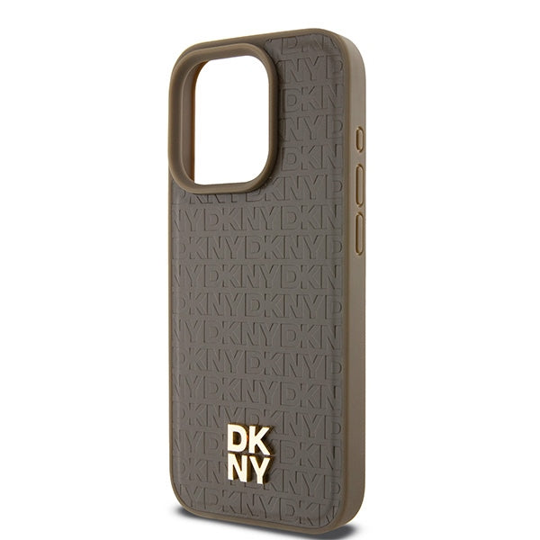 DKNY HC Magsafe PU Repeat Pattern with Stack Logo