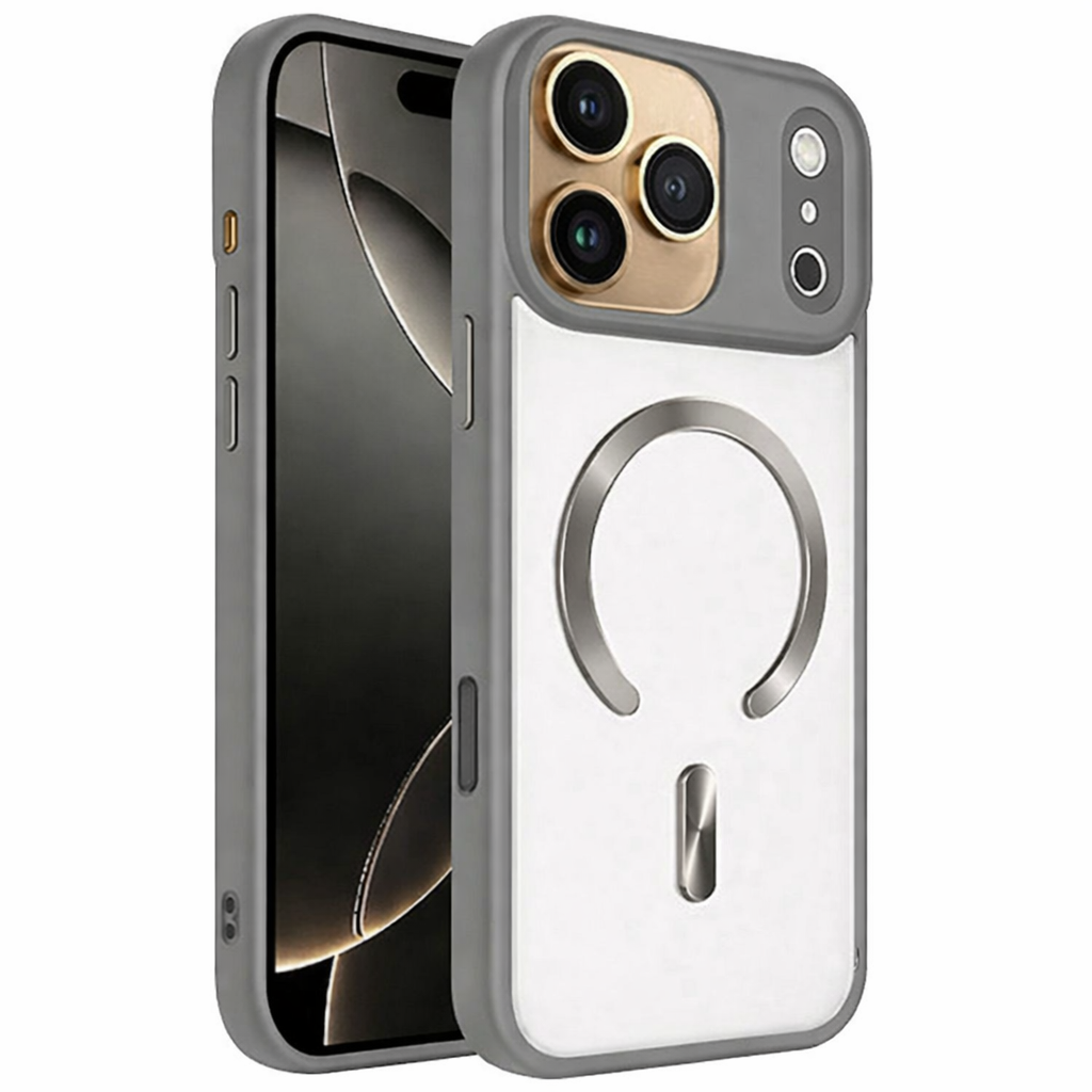Dual Layer Phone Case – Grey Artic Mist Rich Craft Cover MagSafe Compatible