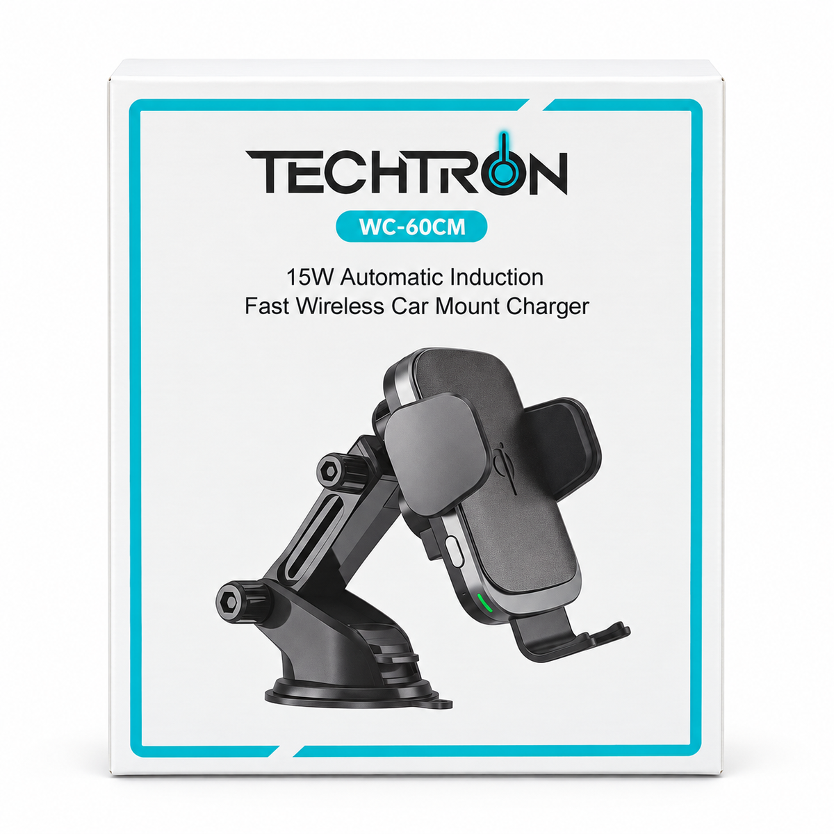 15W Automatic Induction Wireless Car Mount Charger WC-60CM