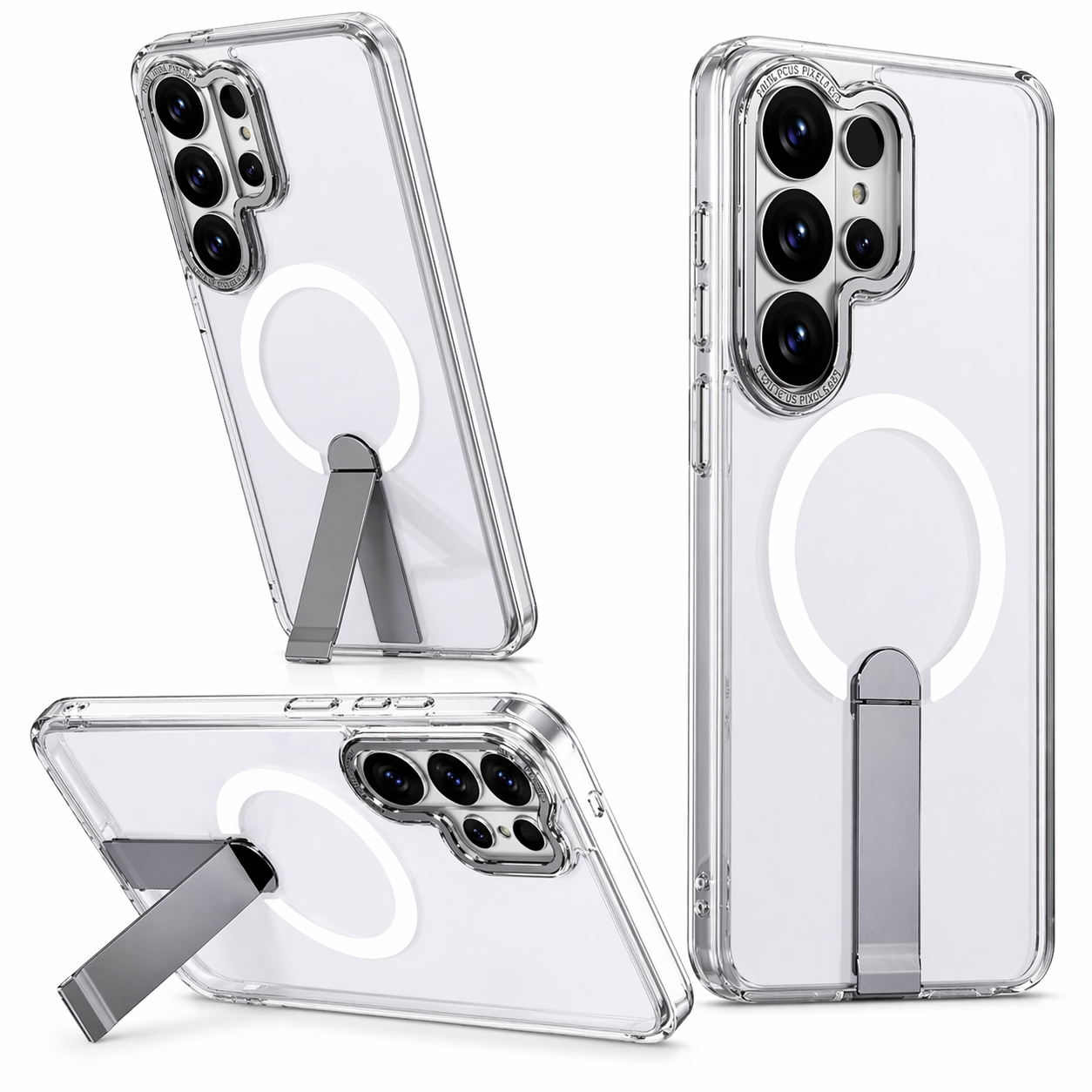 Dual Layer Phone Case – Clear Cover MagSafe Compatible With iStand