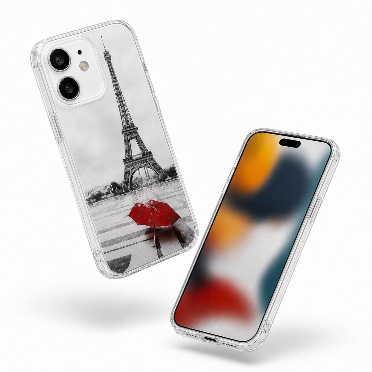 Slim MagSafe compatible Paris Umbrella iPhone 12 Pro designer case