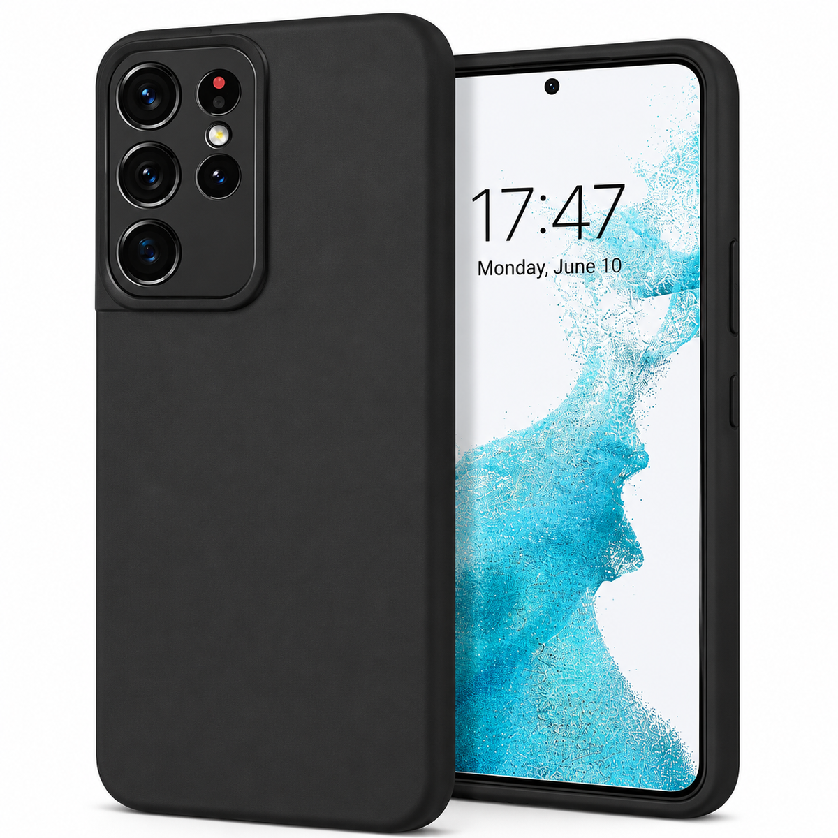 Matt Phone Case – Black Matt Slim Protective Cover