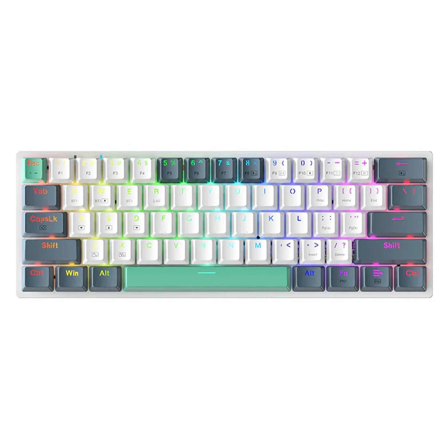 Machenike K500-B61W Tri-mode Mechanical Keyboard