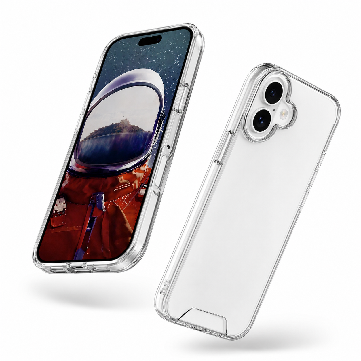 Slim transparent anti-slip protective mobile cover for iPhone 17