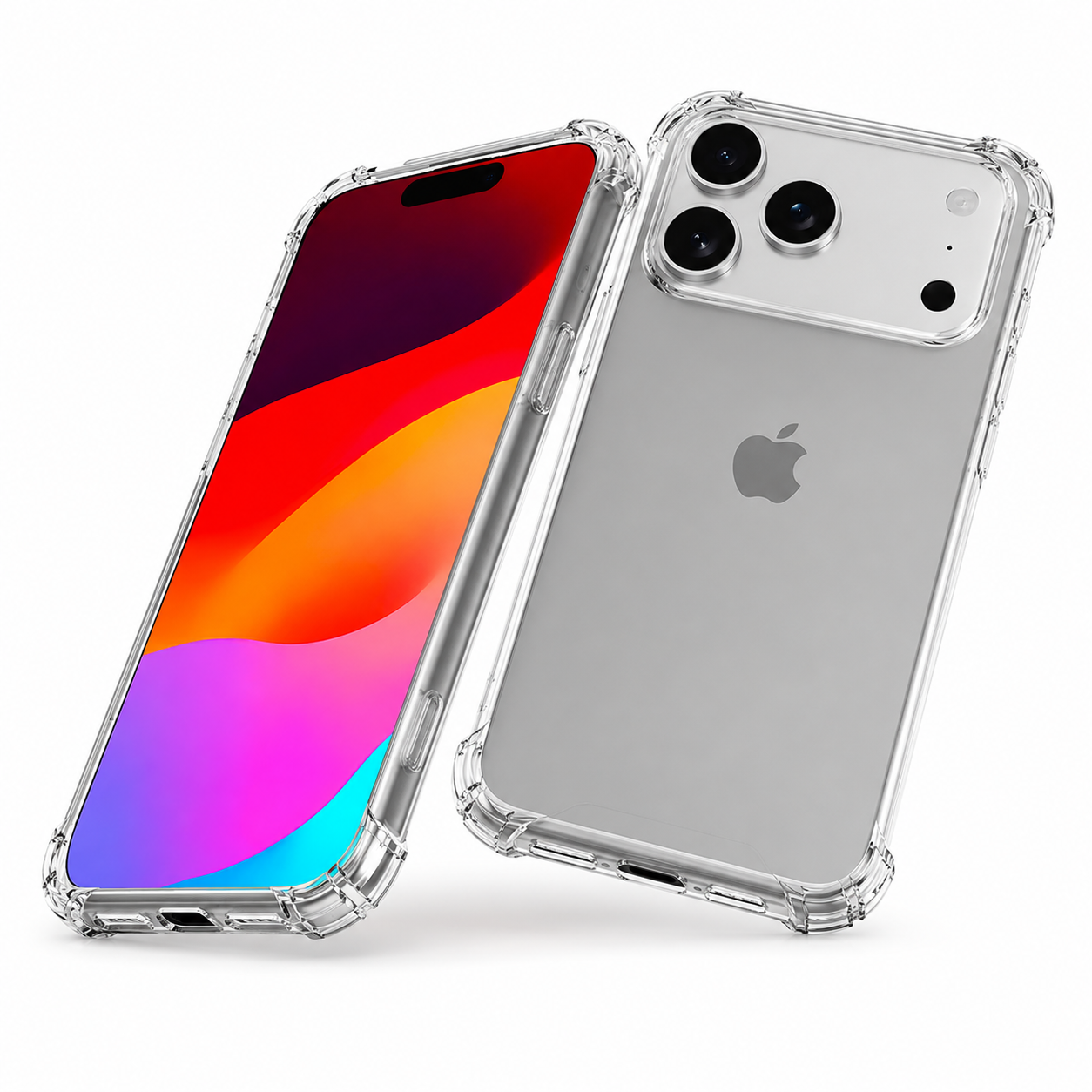 Smoke Transparent Phone Cover for Apple iPhone 17 Pro Max with Reinforced Corner Protection