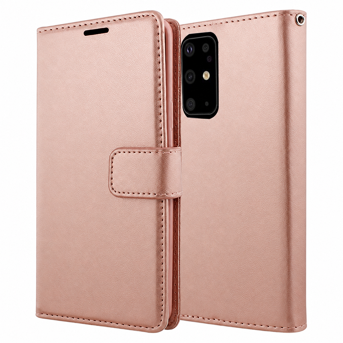 Photo ID Wallet Case for Samsung Galaxy A72 - Rose Gold