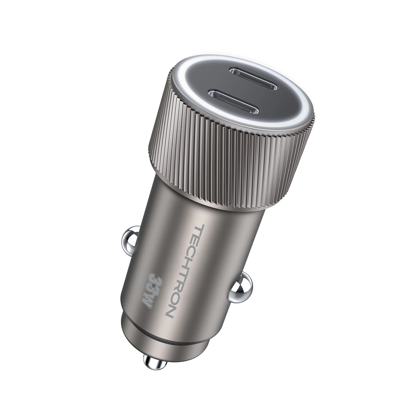 Techtron C-858 33W Dual USB-C Fast Car Adapter