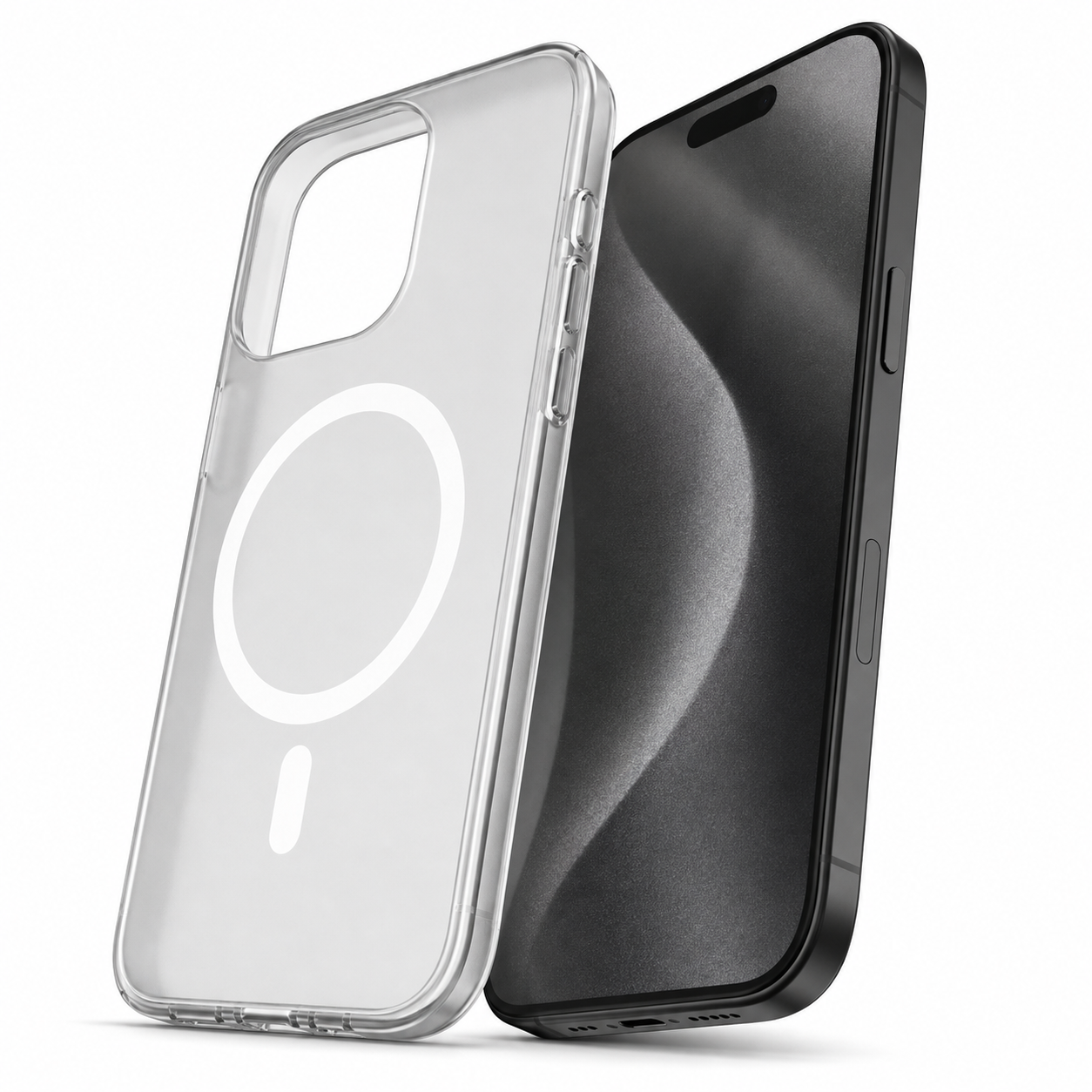 iPhone 14 Polar Frost Case with MagSafe compatibility and frosted finish