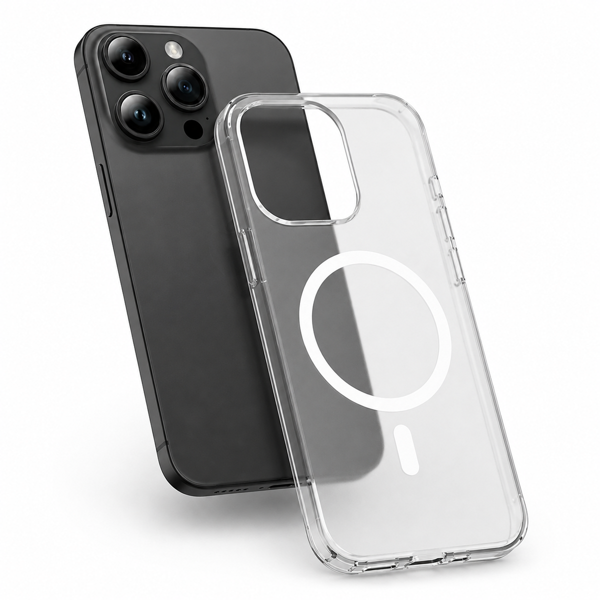 Frosted MagSafe Polar Frost Case for Apple iPhone 15 Pro - White - alternate product view