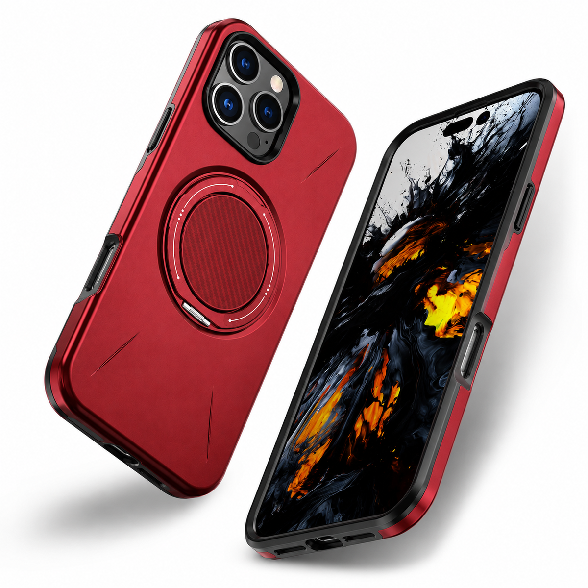 MagSafe Forge Ring Case Apple iPhone 15 Pro Max - Red - alternate product view
