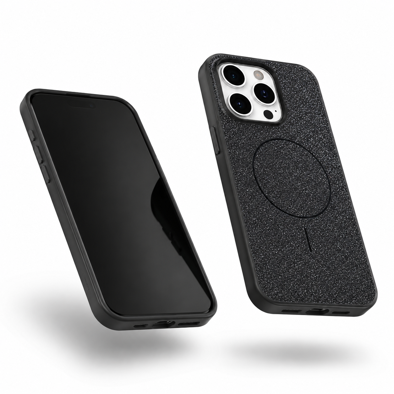 Black stylish protective MagSafe case for Apple iPhone 16 Pro Max