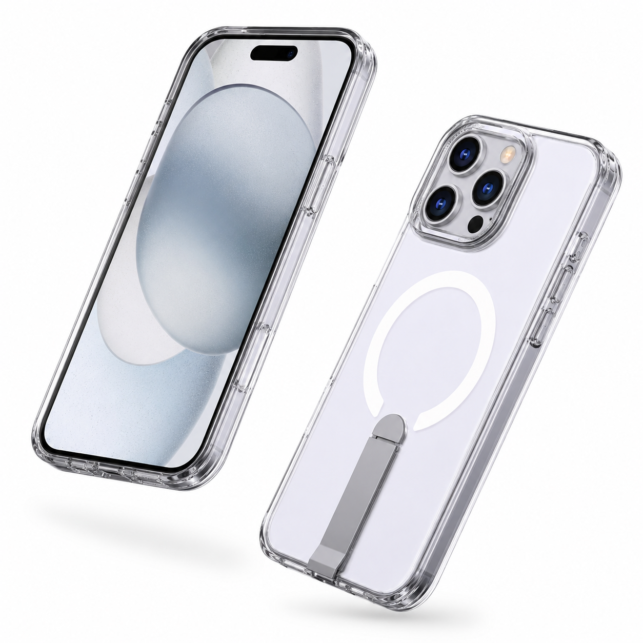 Clear MagSafe kickstand case for Apple iPhone 16 Pro Max