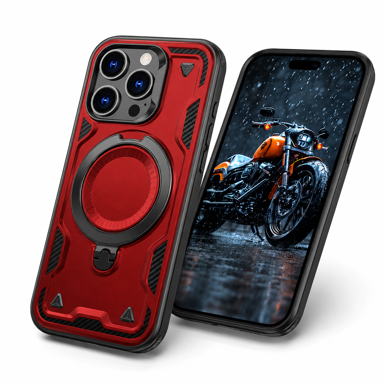Sparta MagSafe Ring Case for Apple iPhone 16 Pro Max - Red
