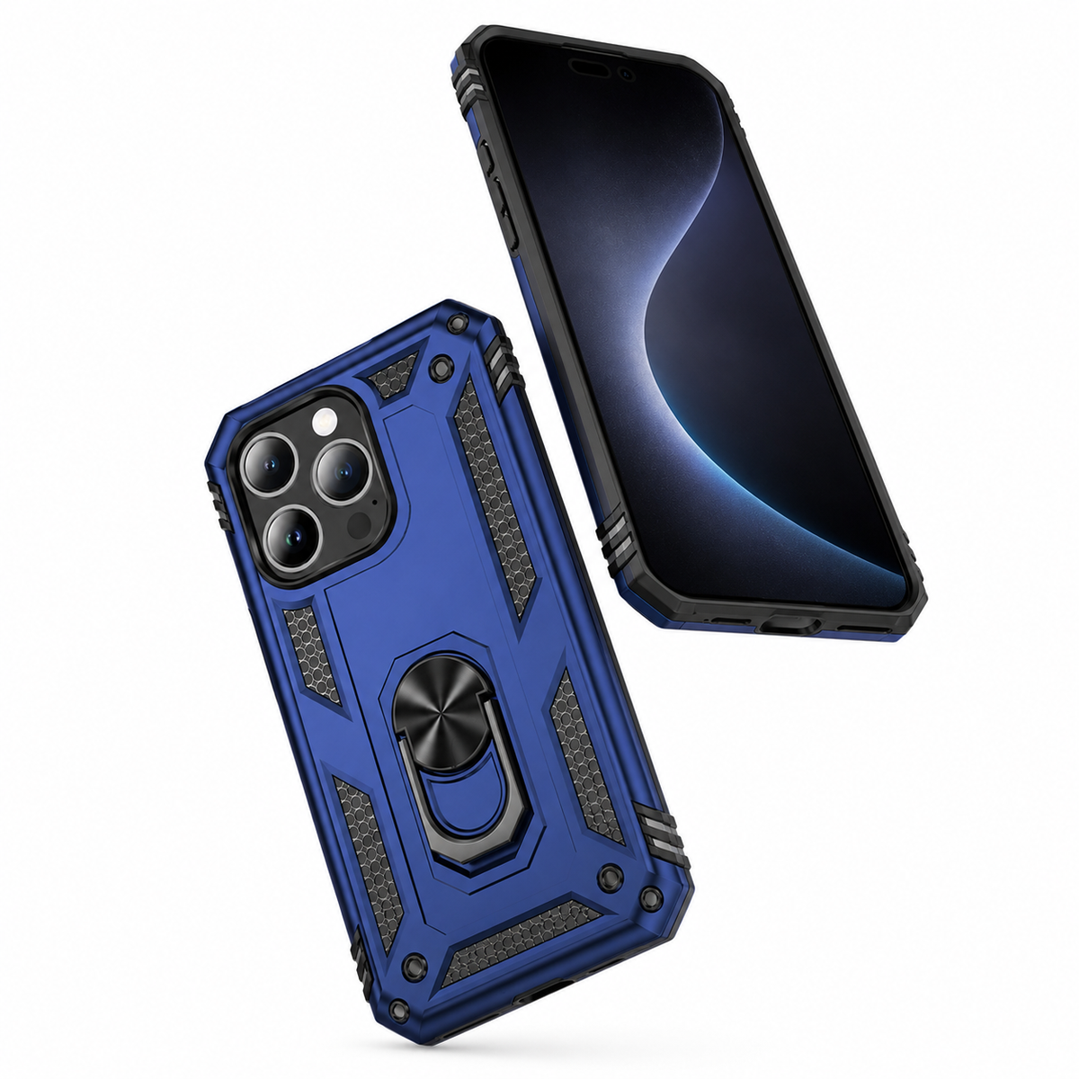 Anti-Drop Hybrid Case for Apple iPhone 15 Pro - Navy - alternate product view