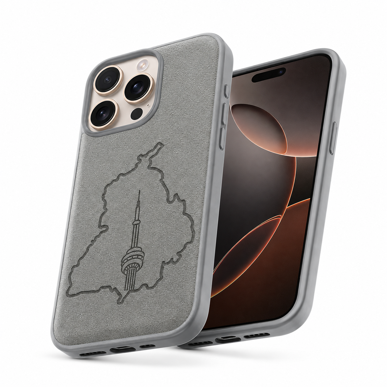 Crafted Protective Case for Apple iPhone 13 - Grey