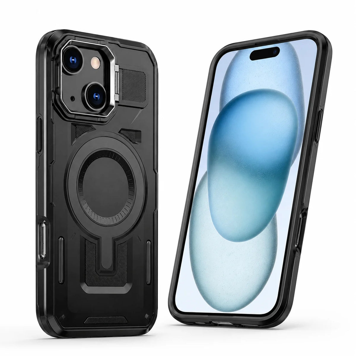 Shield Mate Shockproof Protective Case for Apple iPhone 14 - Black, durable protective mobile case
