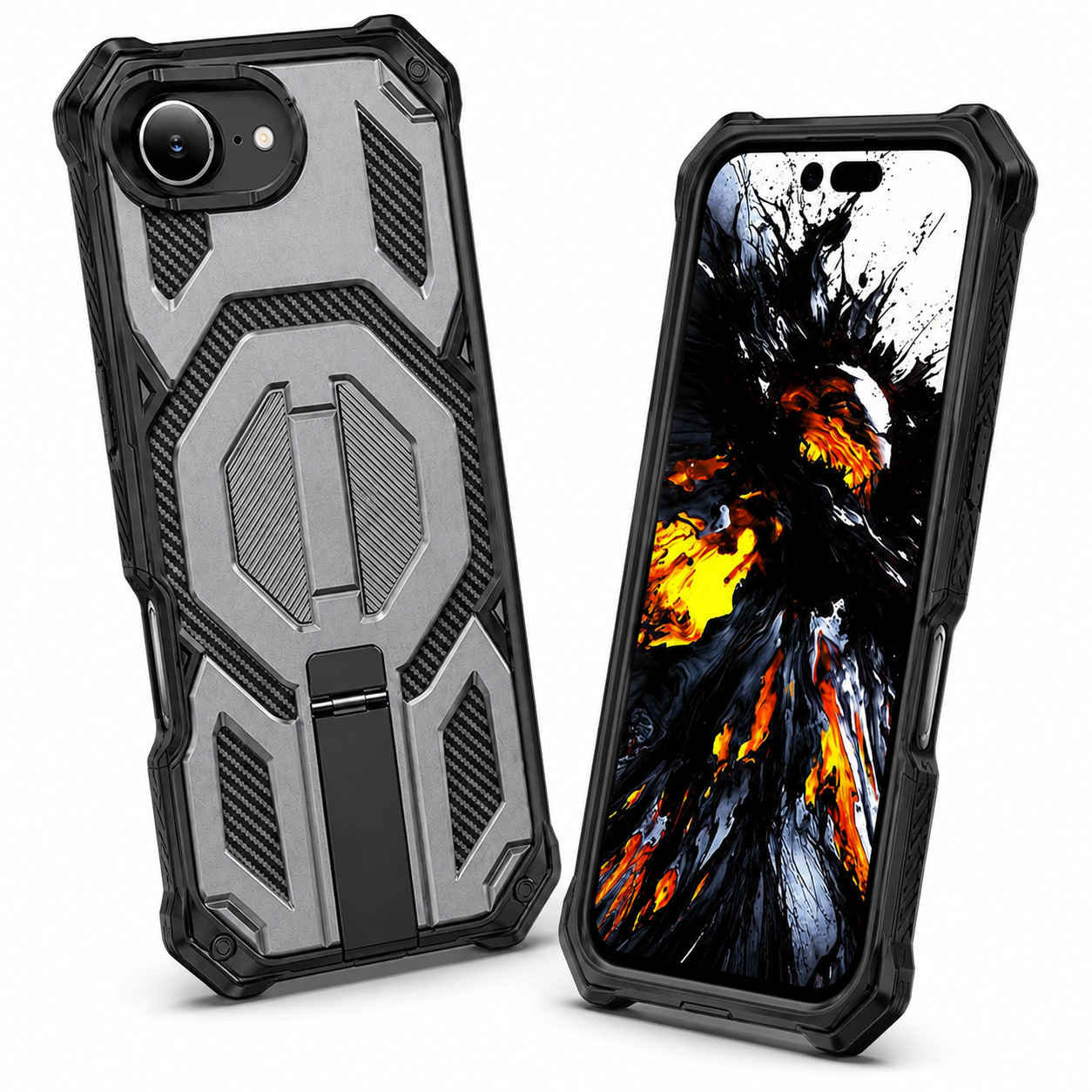 Outrider MagSafe Rugged Case for Apple iPhone 17e / 16e - Grey