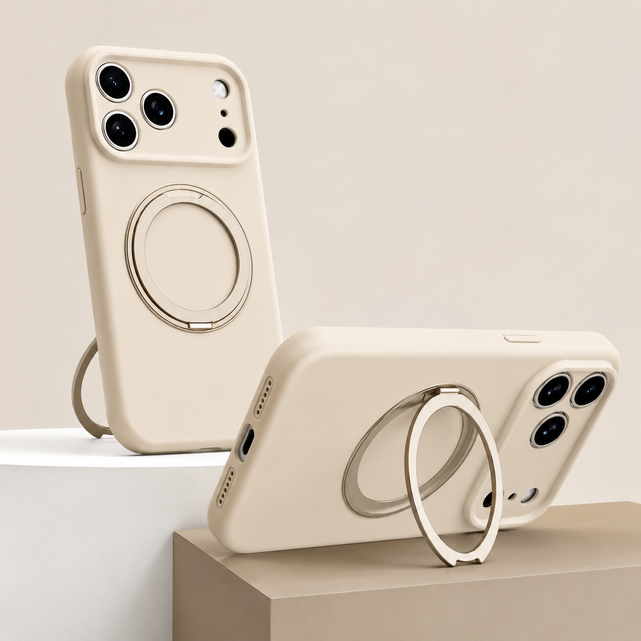 Premium White Silicone Case, iPhone 17 Pro Max Mobile Cover, Durable Protective Phone Case