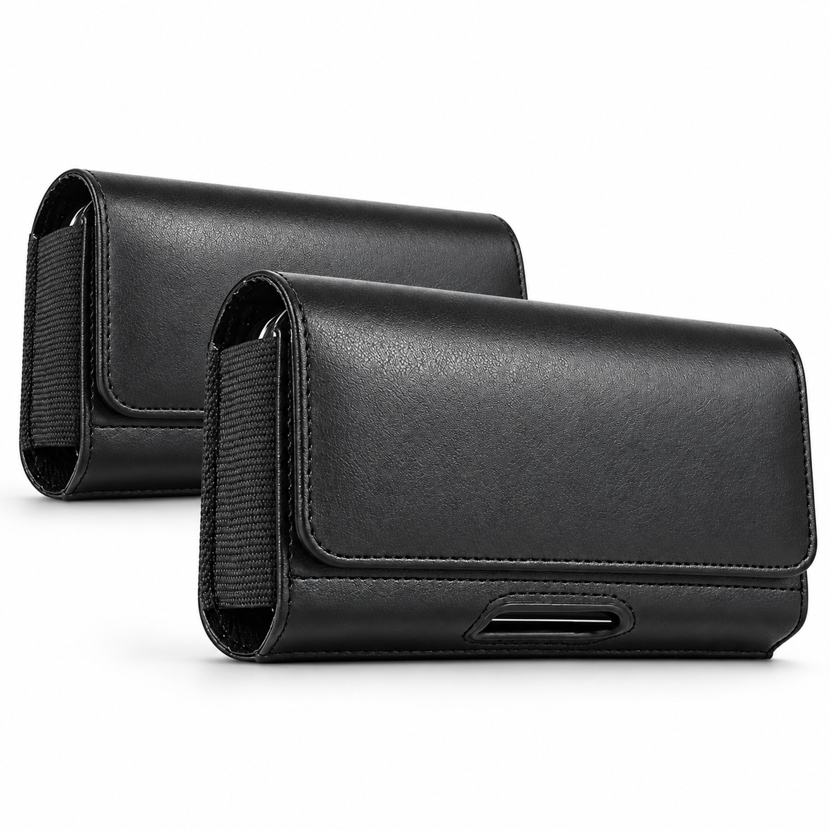Horizontal Belt Loop Holster Case for Apple iPhone 15 Pro - Black - alternate product view