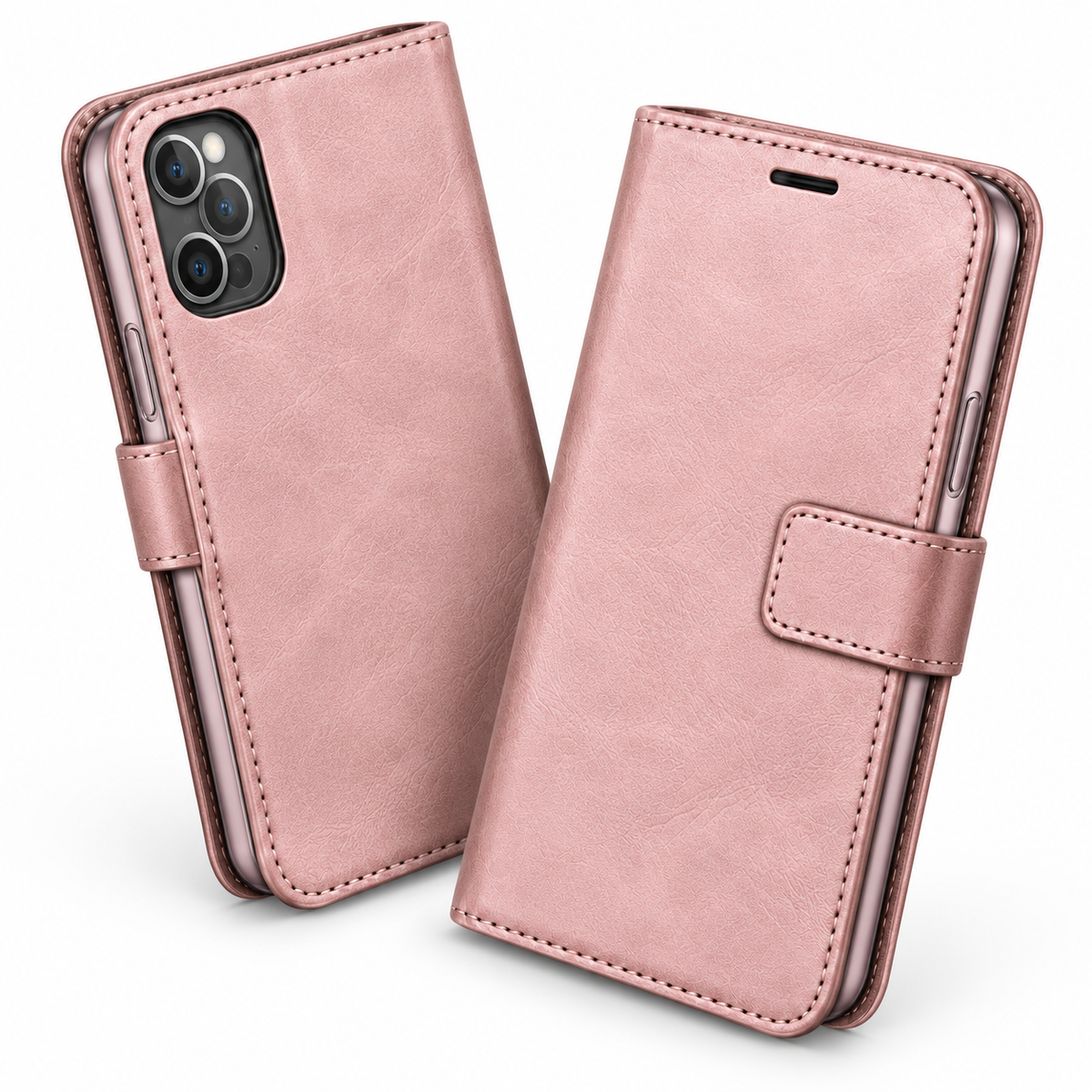 Photo ID Wallet Case for Apple iPhone 15 Pro - Rose Gold - alternate product view
