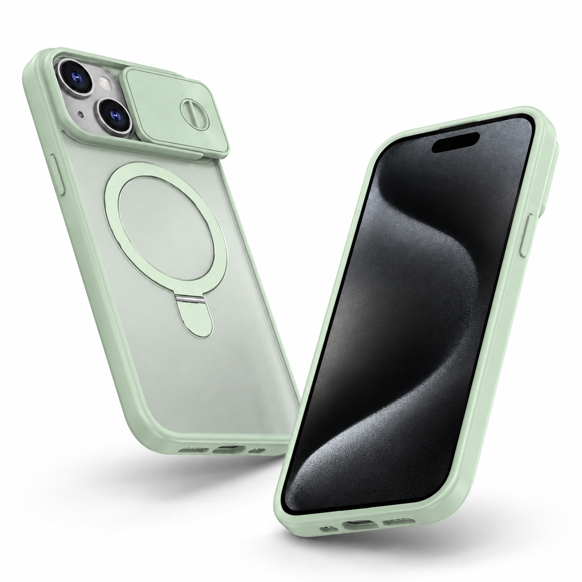 Camera Shield MagSafe Case for Apple iPhone 14 - Light Green