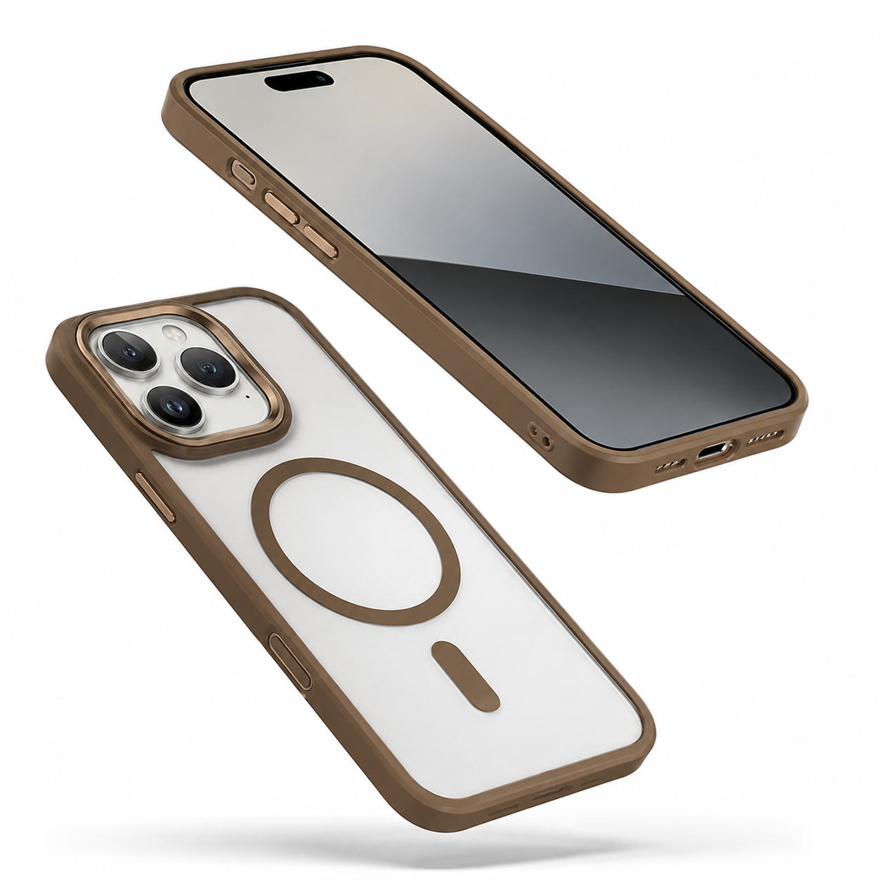 Matte Ultra Hybrid MagSafe Case for Apple iPhone 16 Pro Max - Desert Titanium