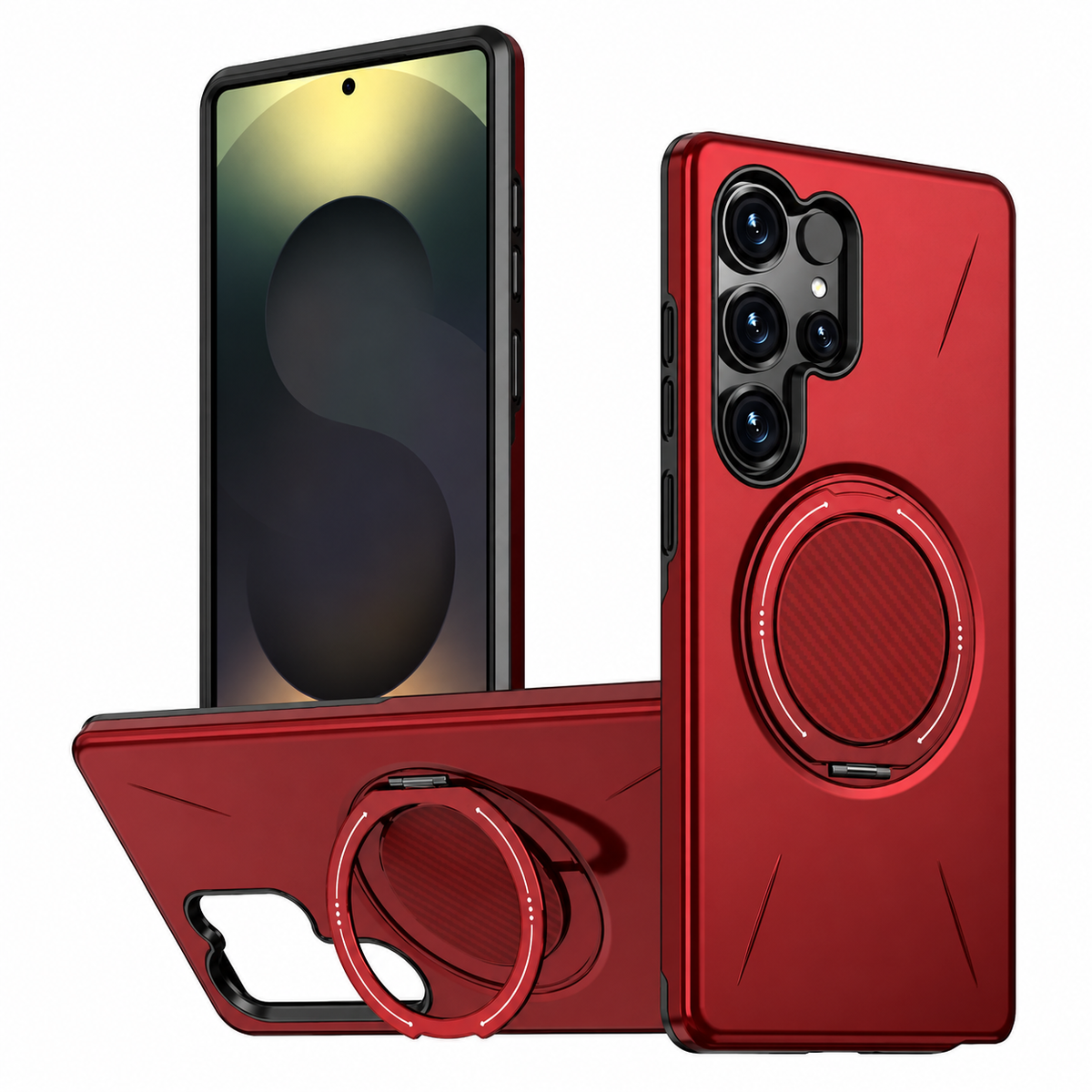 MagSafe Forge Ring Case for Samsung Galaxy S26 Ultra - Red