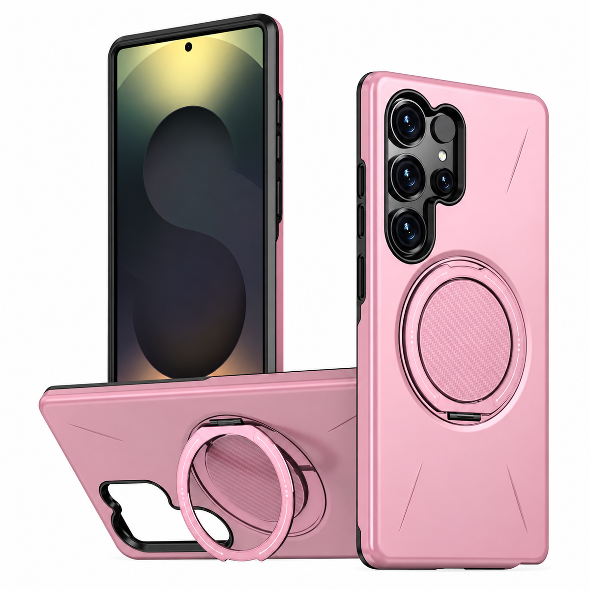 MagSafe Forge Ring Case for Samsung Galaxy S26 Ultra - Pink