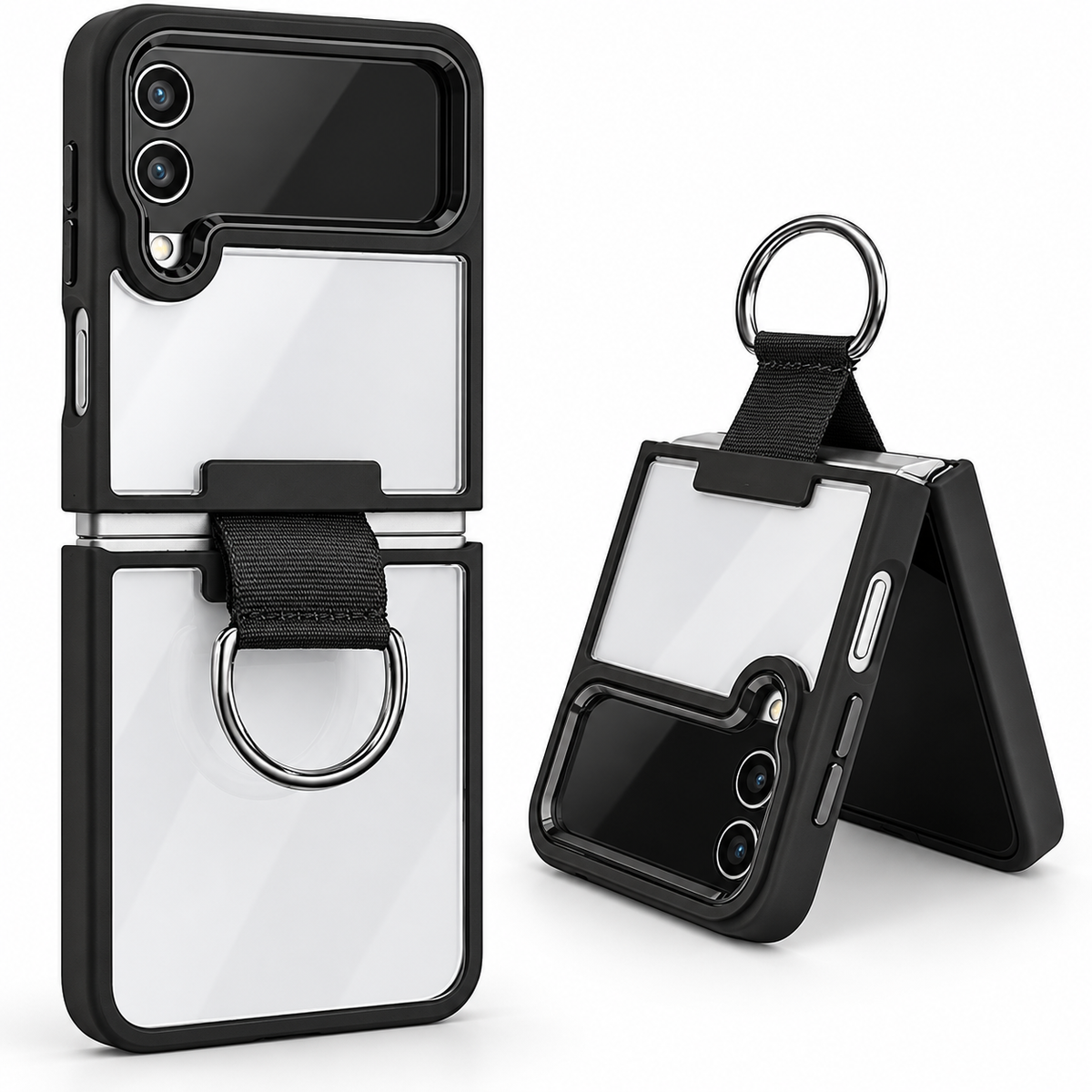 Matt Ultra-Hybrid Case for Samsung Galaxy Z Flip 3 - Black