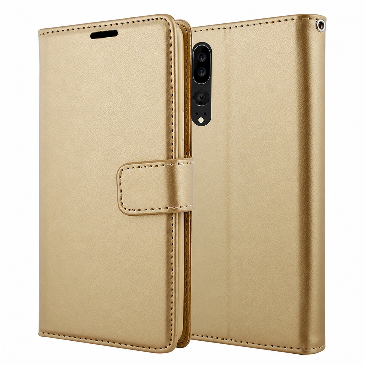 Photo ID Wallet for Samsung Galaxy A70 - Gold