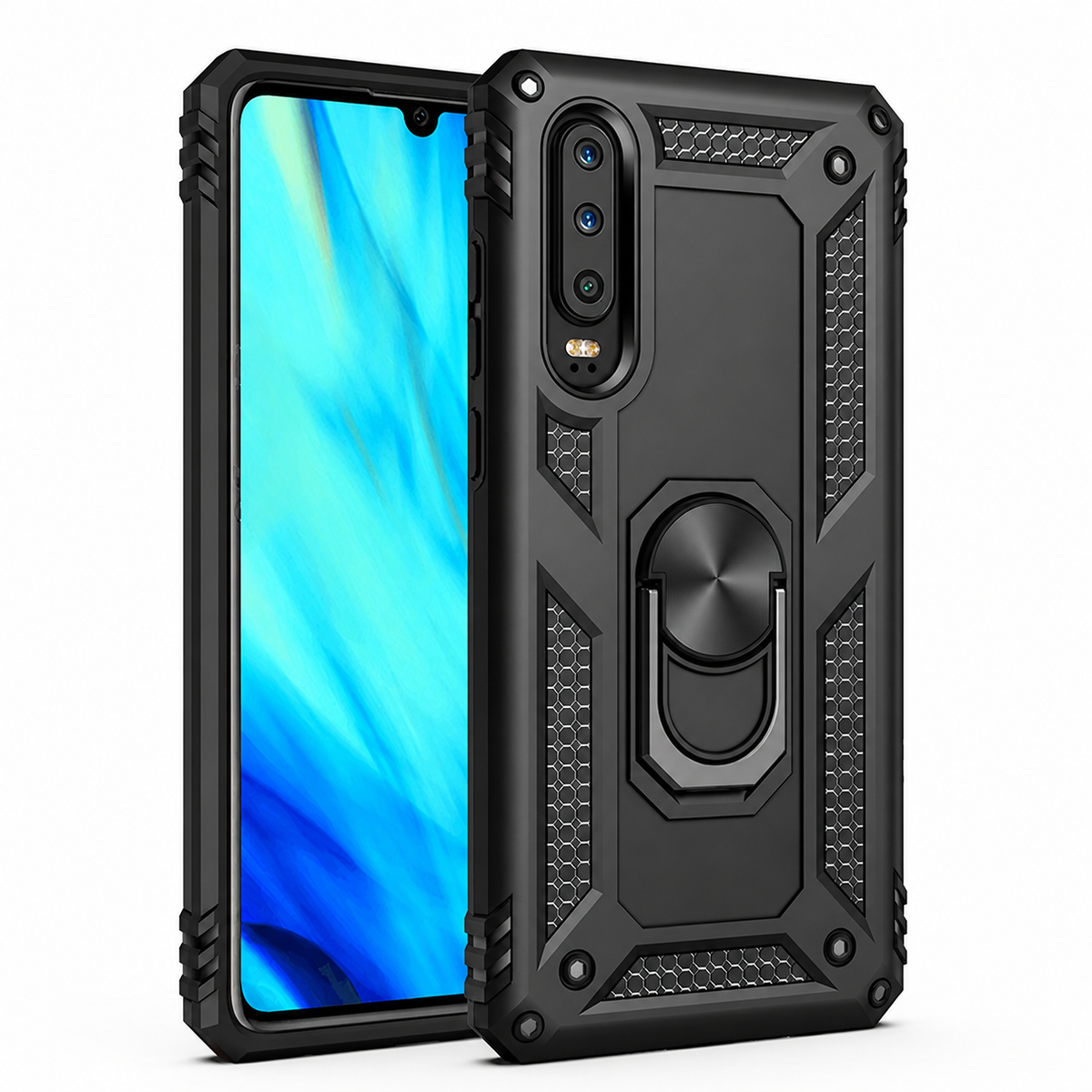 Anti-Drop Hybrid Case for Samsung Galaxy A70 - Black