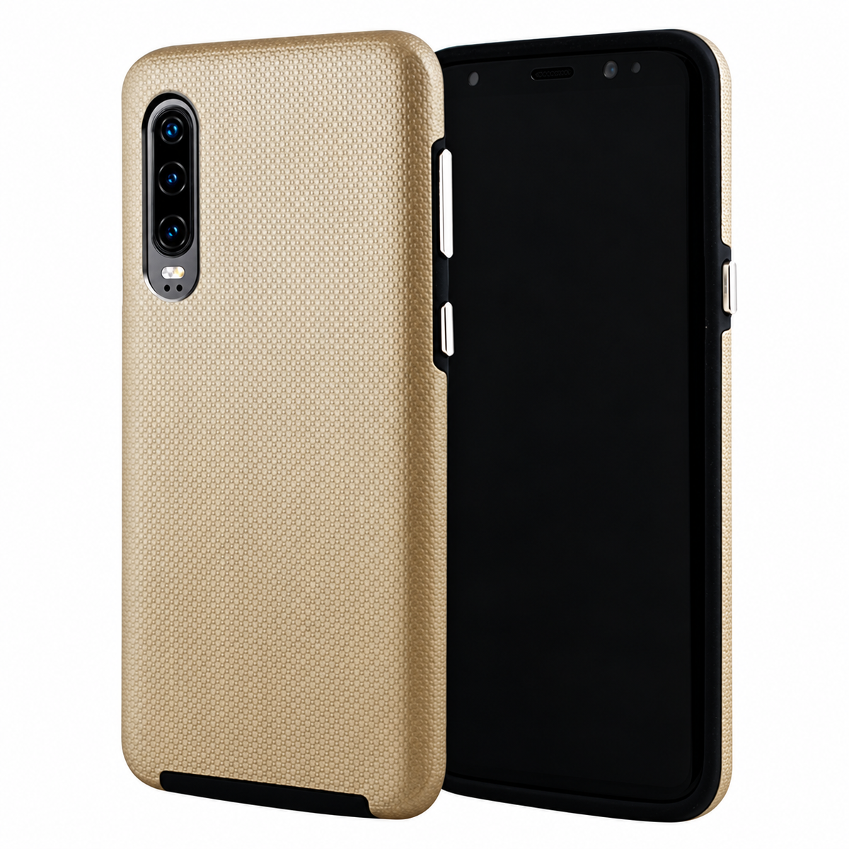 Dotted Comm Case for Samsung Galaxy A70 - Gold