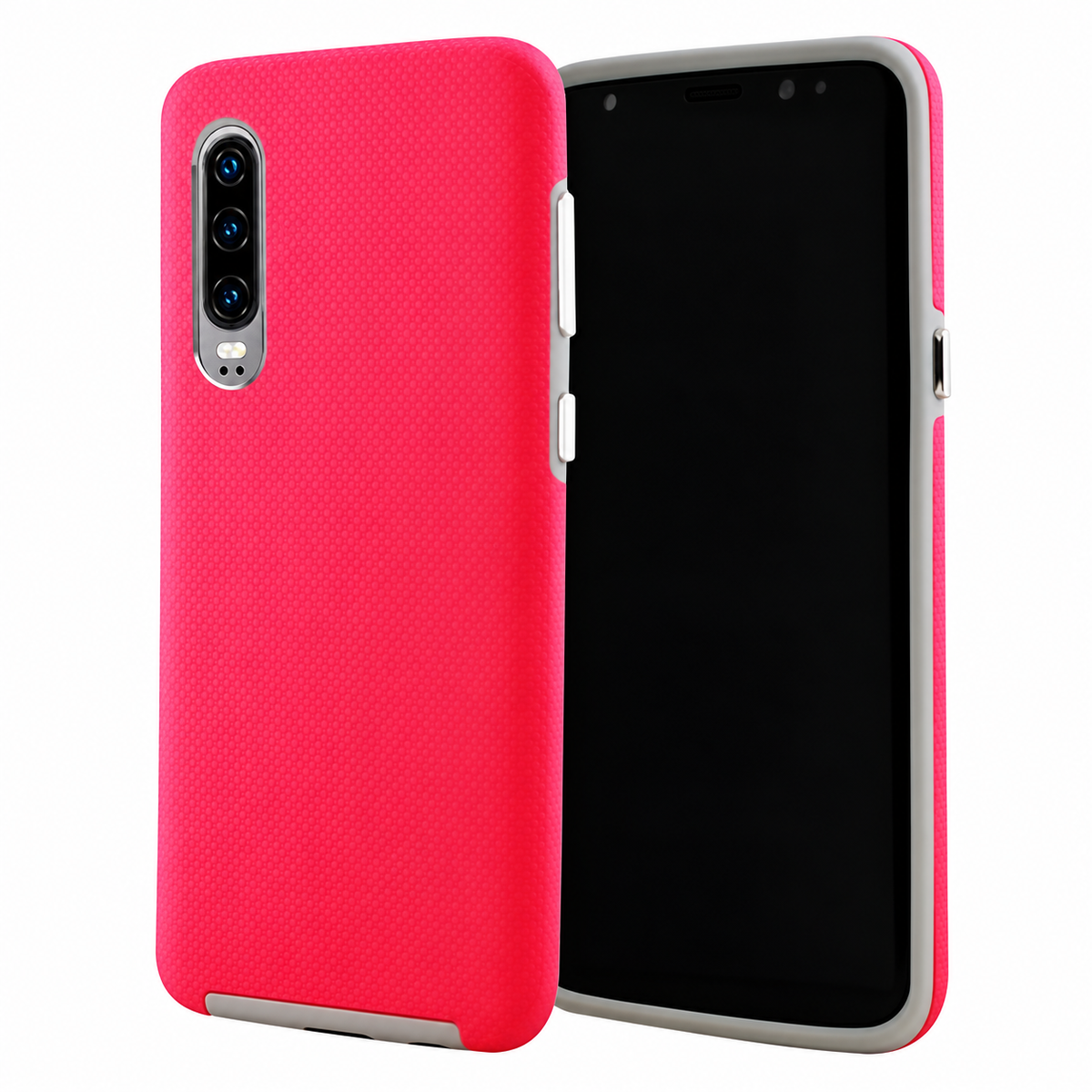Dotted Comm Case for Samsung Galaxy A70 - Hot Pink