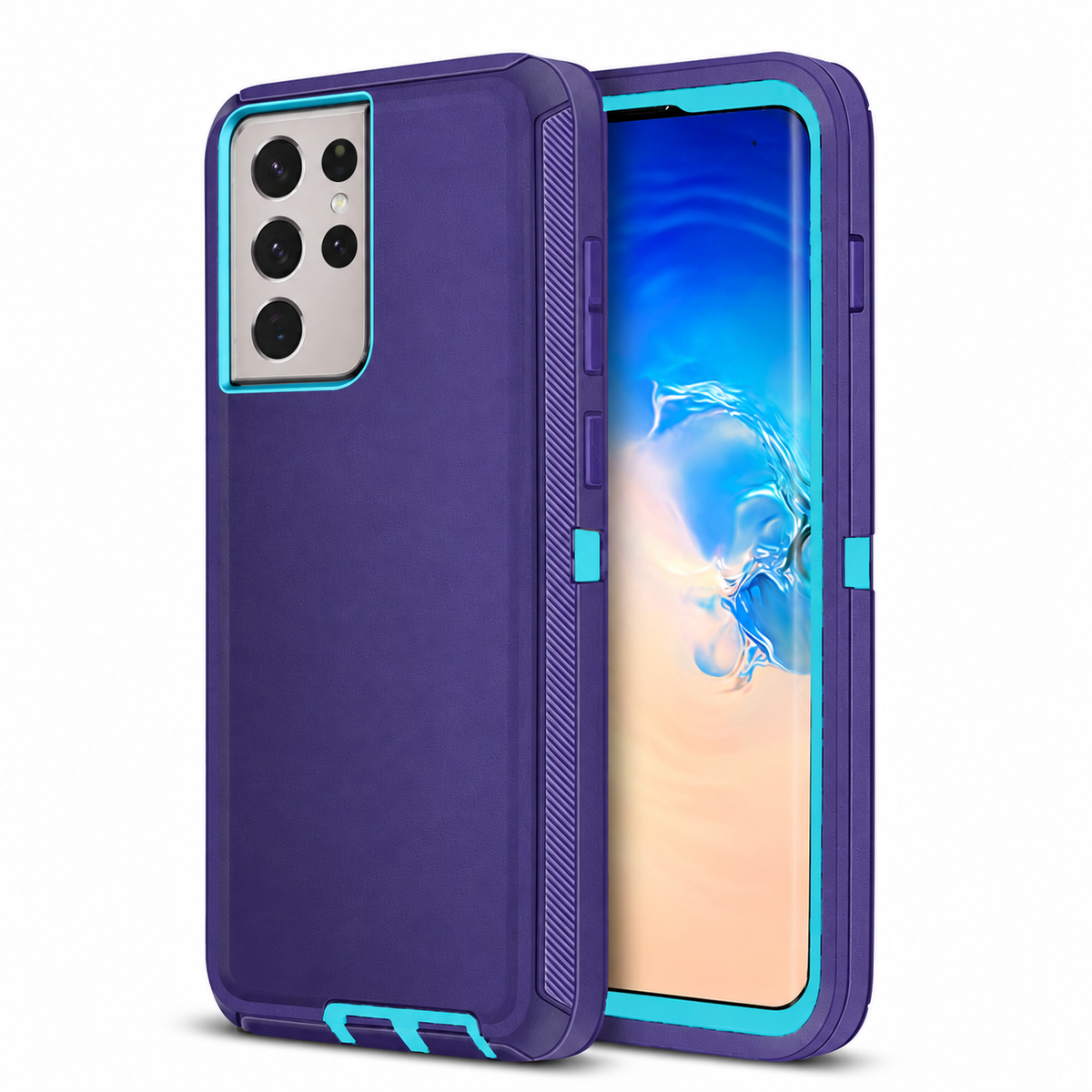 Triple Protection Case for Samsung Galaxy A32 5G - Purple