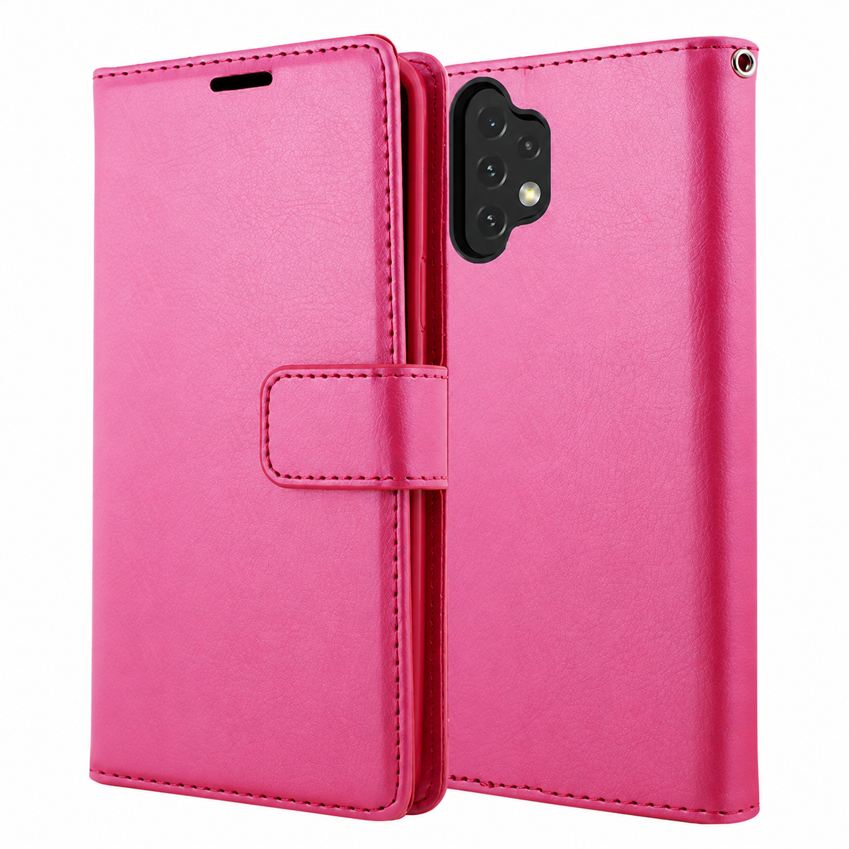 Photo ID Wallet for Samsung Galaxy A32 5G - Hot Pink