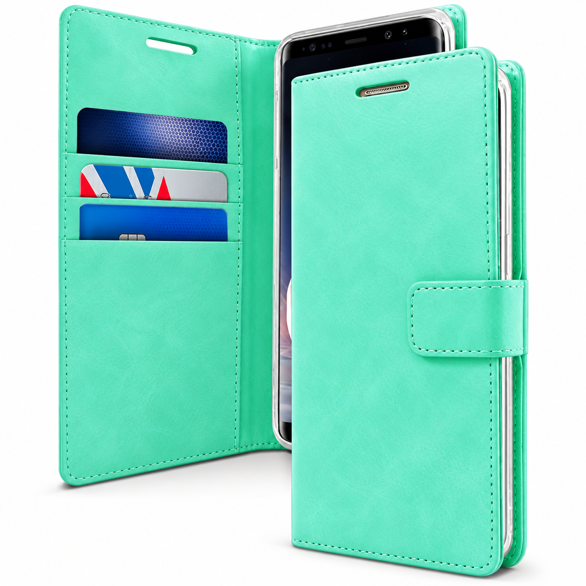 BlueMoon Diary (Goospery) for Samsung Galaxy S23 Plus - Teal