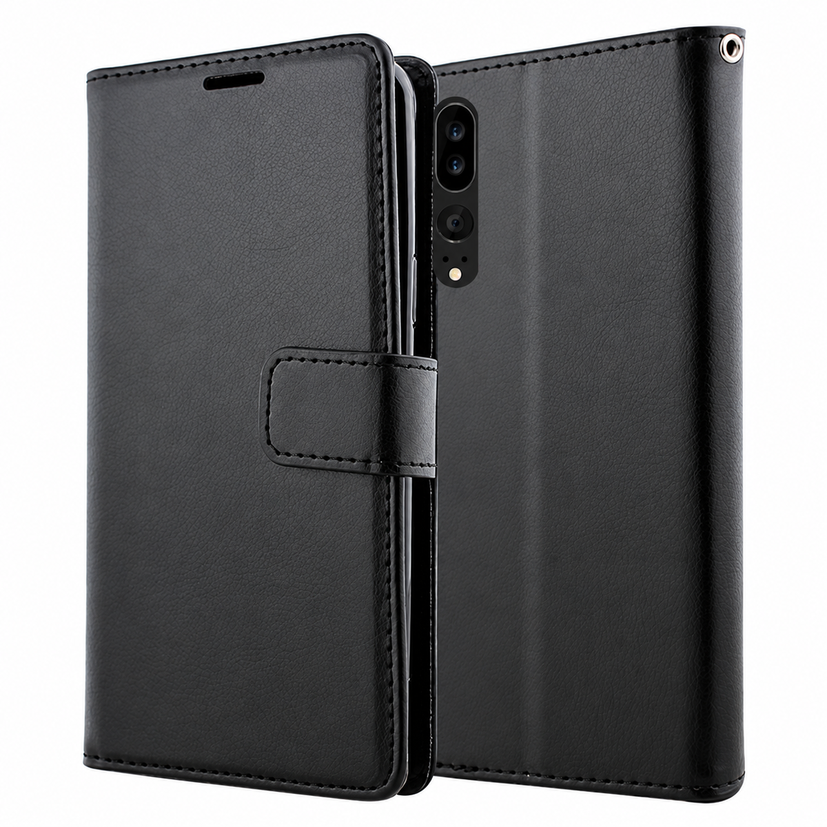 Photo ID Wallet for Samsung Galaxy A70 - Black