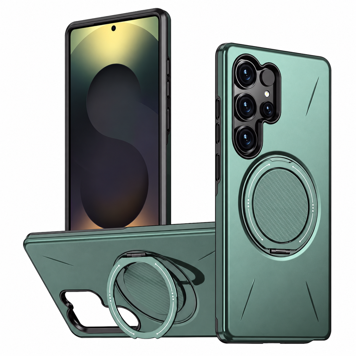 MagSafe Forge Ring Case for Samsung Galaxy S26 Ultra - Green