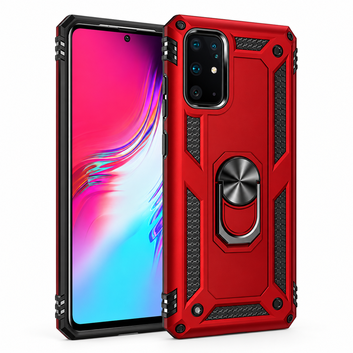 Anti-Drop Hybrid Case for Samsung Galaxy S20 Plus - Red